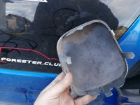 Заглушки в бампер STI SF